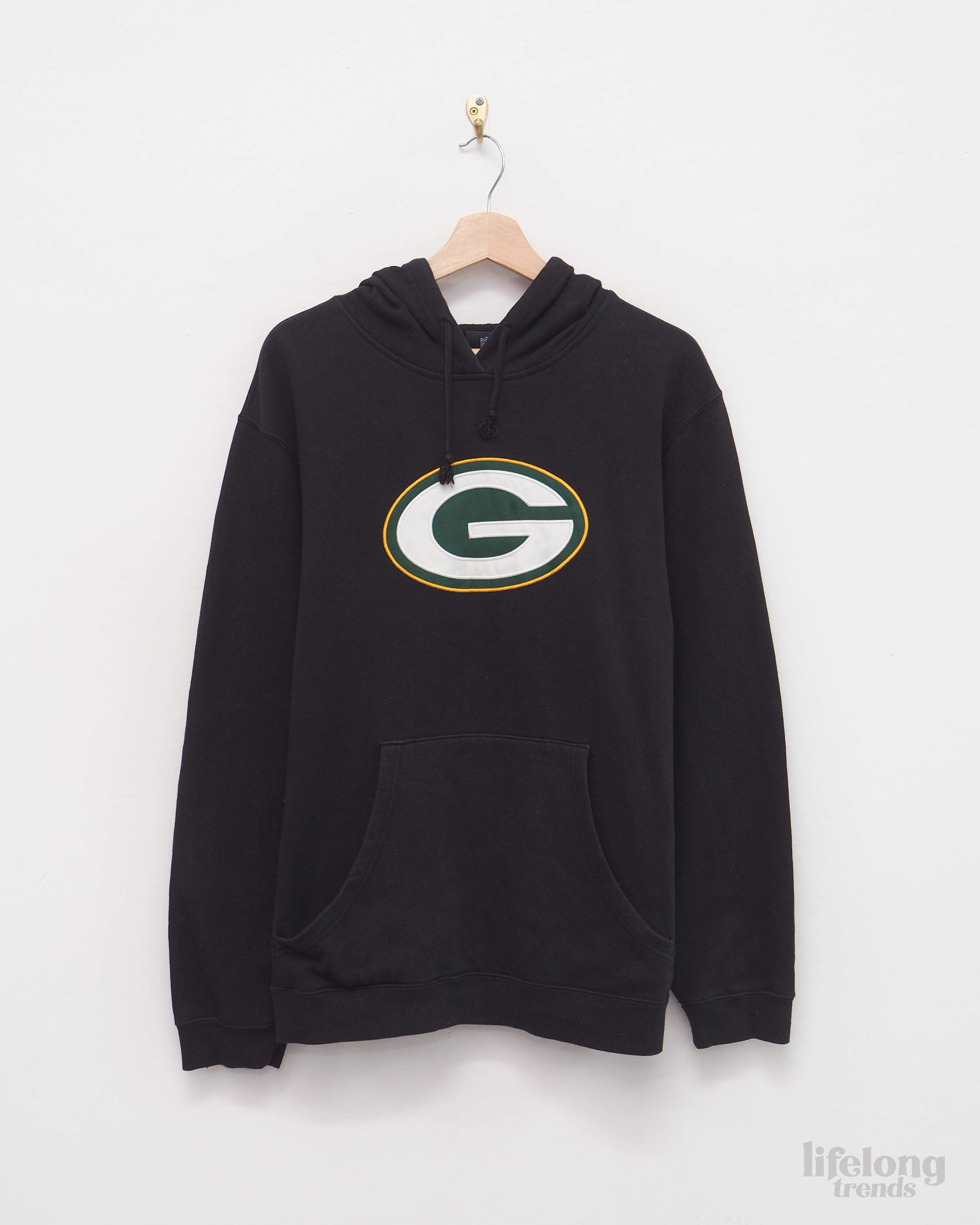 Vintage Green Bay Packers Sweatshirt 50/50 CSA Brand Black 