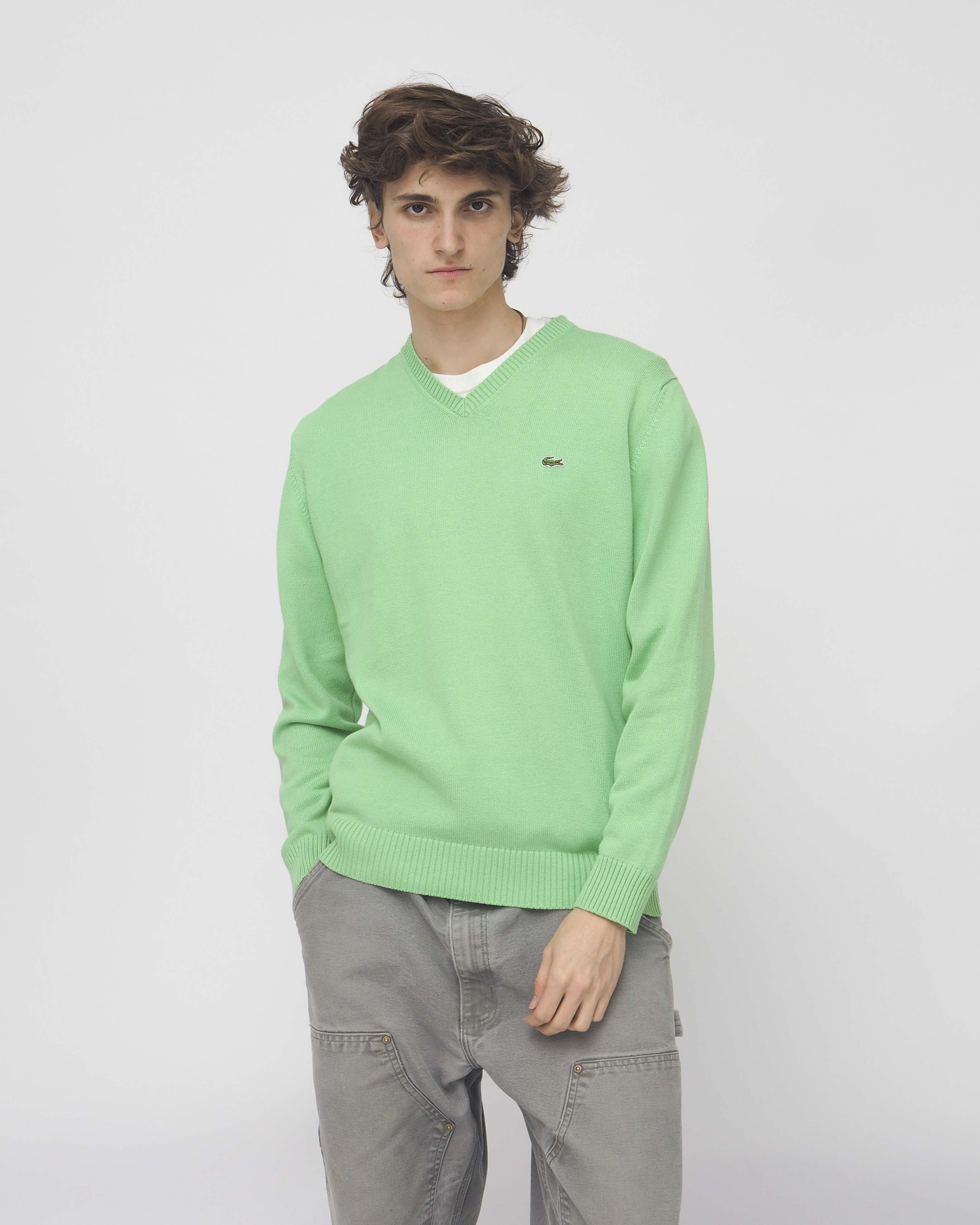 Lacoste jumper best sale green